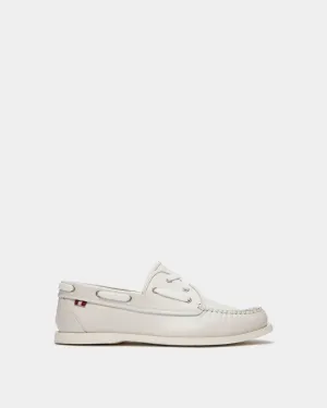 Nelson Loafer in White Leather