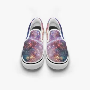Niari's Shadow Split-Style Psychedelic Slip-On Shoes