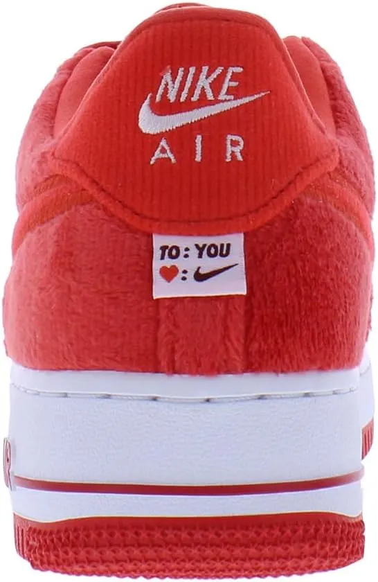 Nike Air Force 1 Big Kids' Shoes (FZ3552-612, Fire Red/White/Pink Foam/Light Crimson)