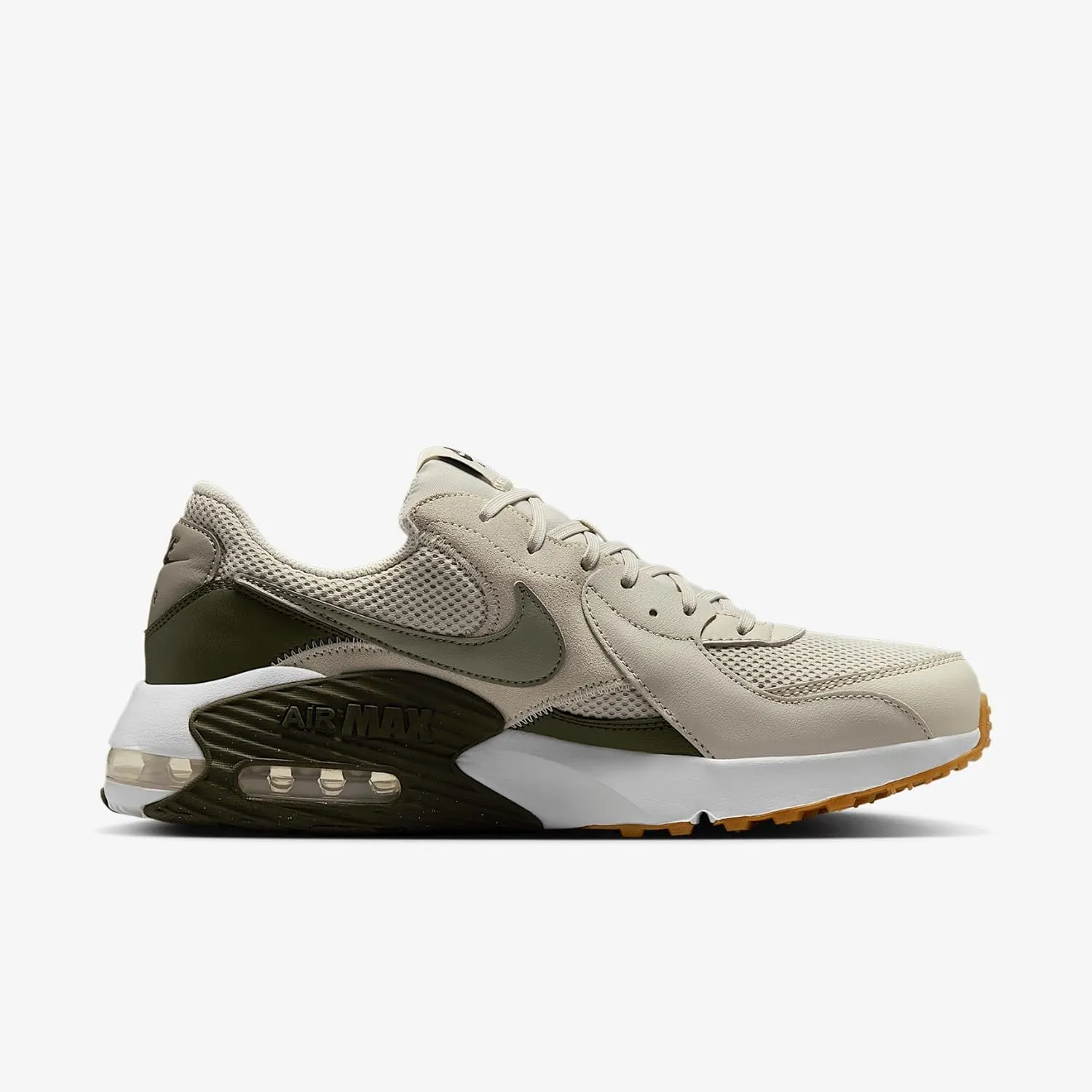 Nike Air Max Excee Men's Shoes (FZ5486-003, Light Bone/Cargo Khaki/Phantom/Light Army)