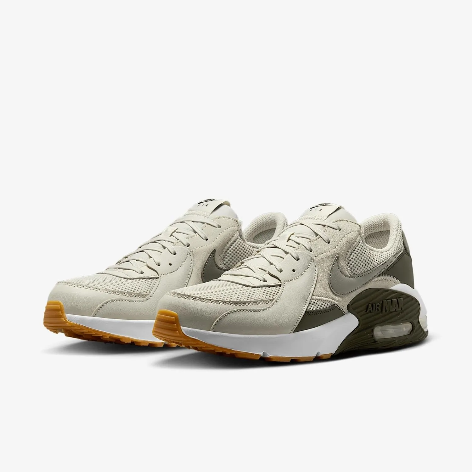 Nike Air Max Excee Men's Shoes (FZ5486-003, Light Bone/Cargo Khaki/Phantom/Light Army)