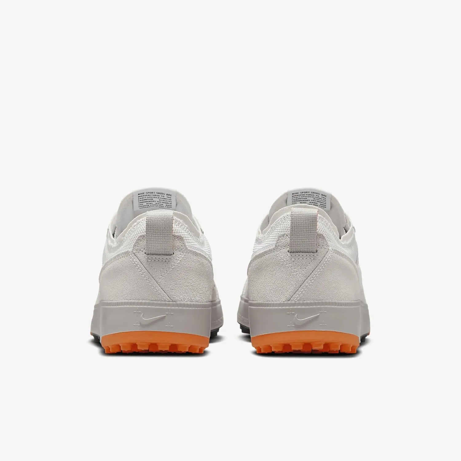 Nike C1TY “Surplus” Shoes (FZ3863-004, Platinum Tint/Light Iron Ore/Safety Orange/White)