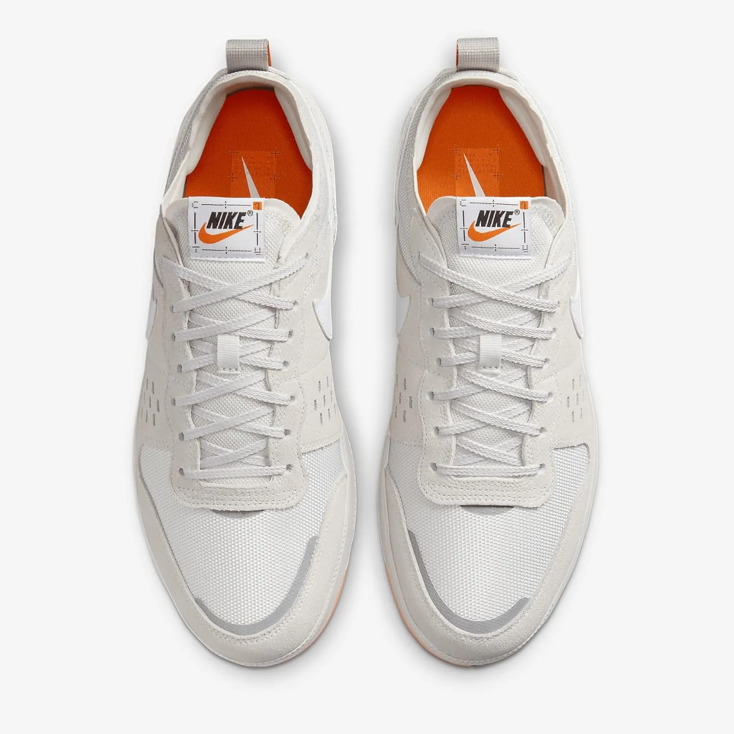 Nike C1TY “Surplus” Shoes (FZ3863-004, Platinum Tint/Light Iron Ore/Safety Orange/White)
