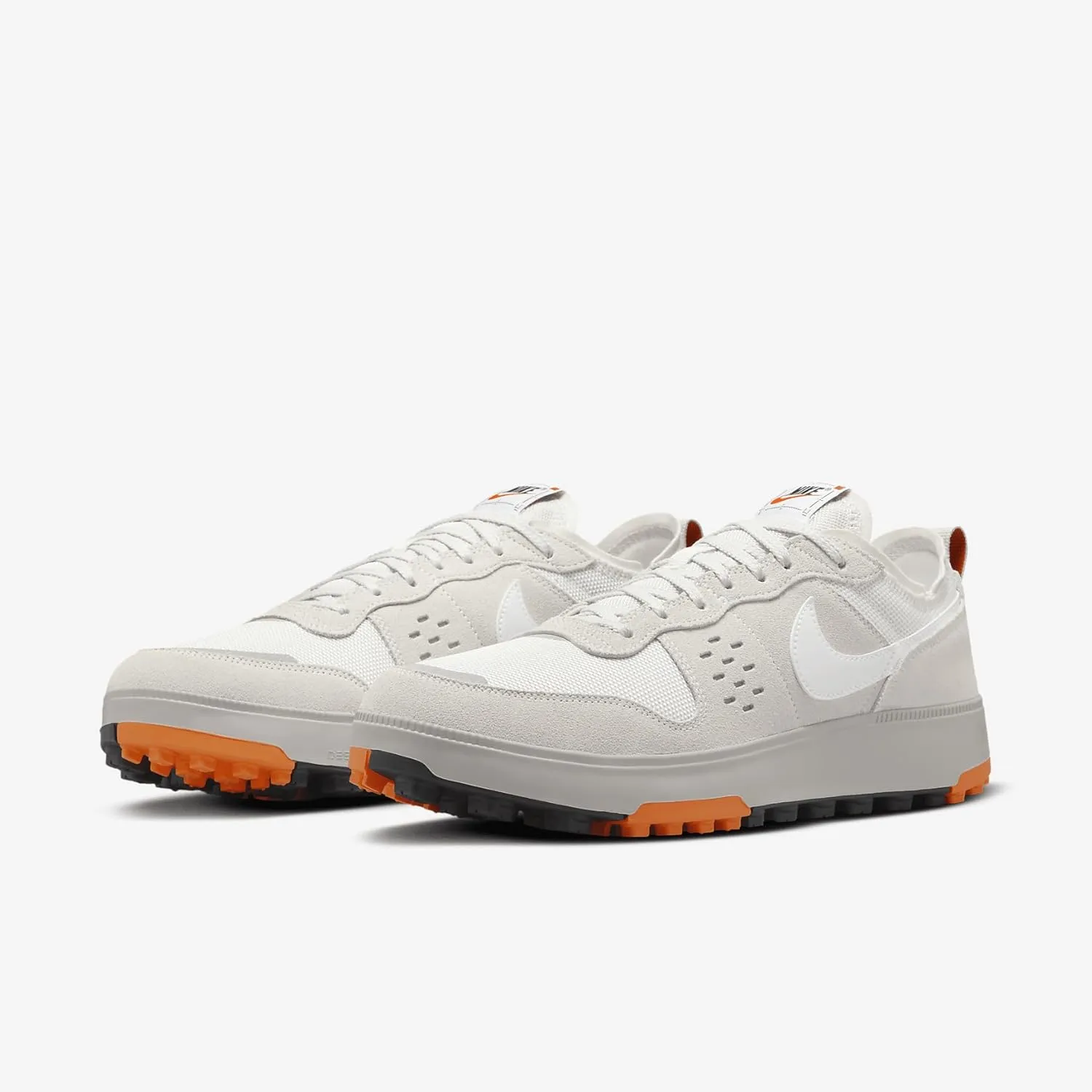 Nike C1TY “Surplus” Shoes (FZ3863-004, Platinum Tint/Light Iron Ore/Safety Orange/White)