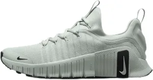 Nike Free Metcon 6 Women's Workout Shoes (FJ7126-008, Light Silver/Light Silver/Black) Size 8.5