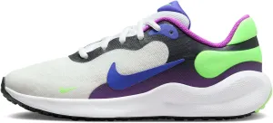 Nike Revolution 7 Big Kids' Running Shoes (FB7689-100, Summit White/Fuchsia Dream/White/Light Ultramarine) Size 3