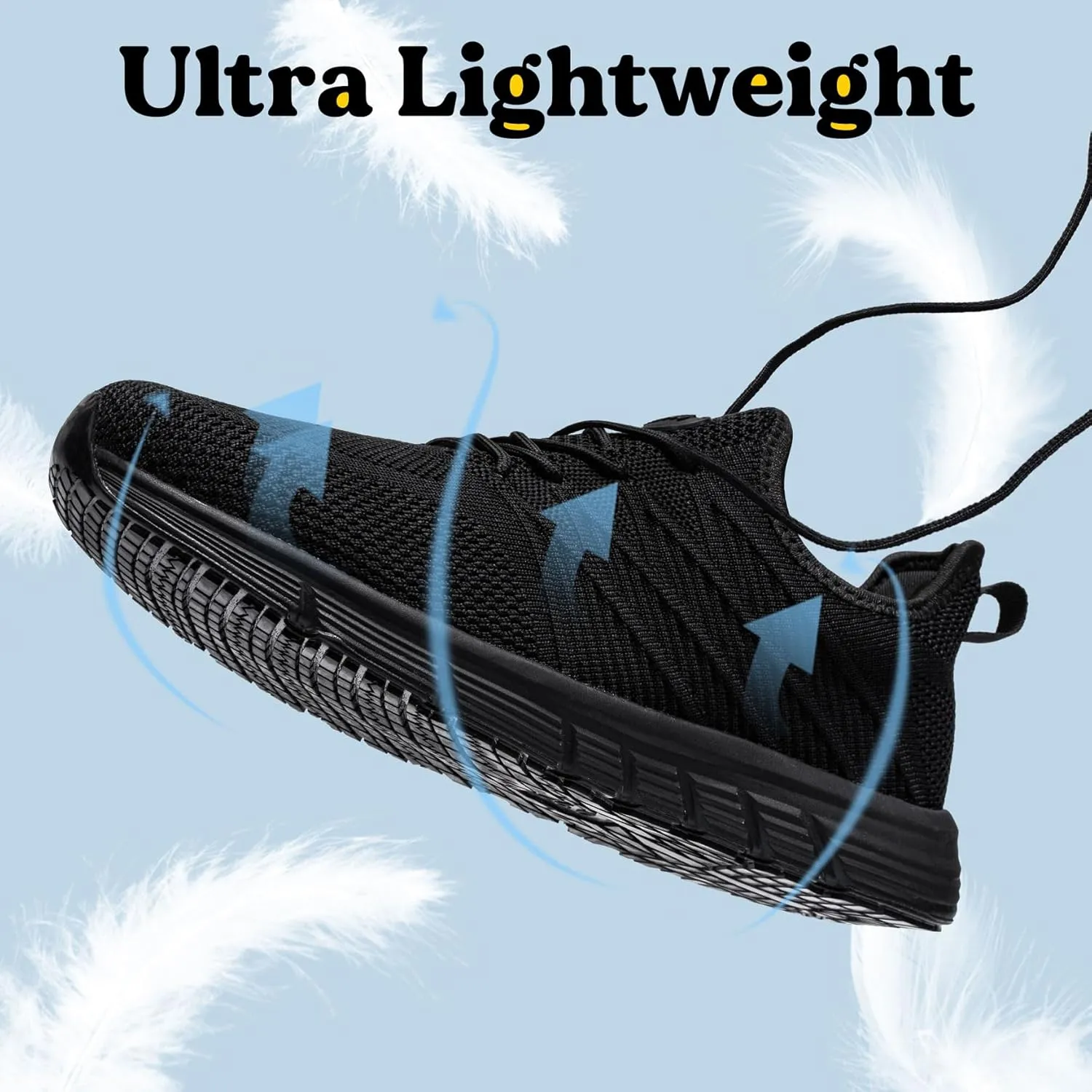Non Slip Work Shoes for Women Food Service Lightweight Waterproof Kitchen Chef Shoe Restaurant Walking Sneakers Nursing Slip Resistant Footwear, Black