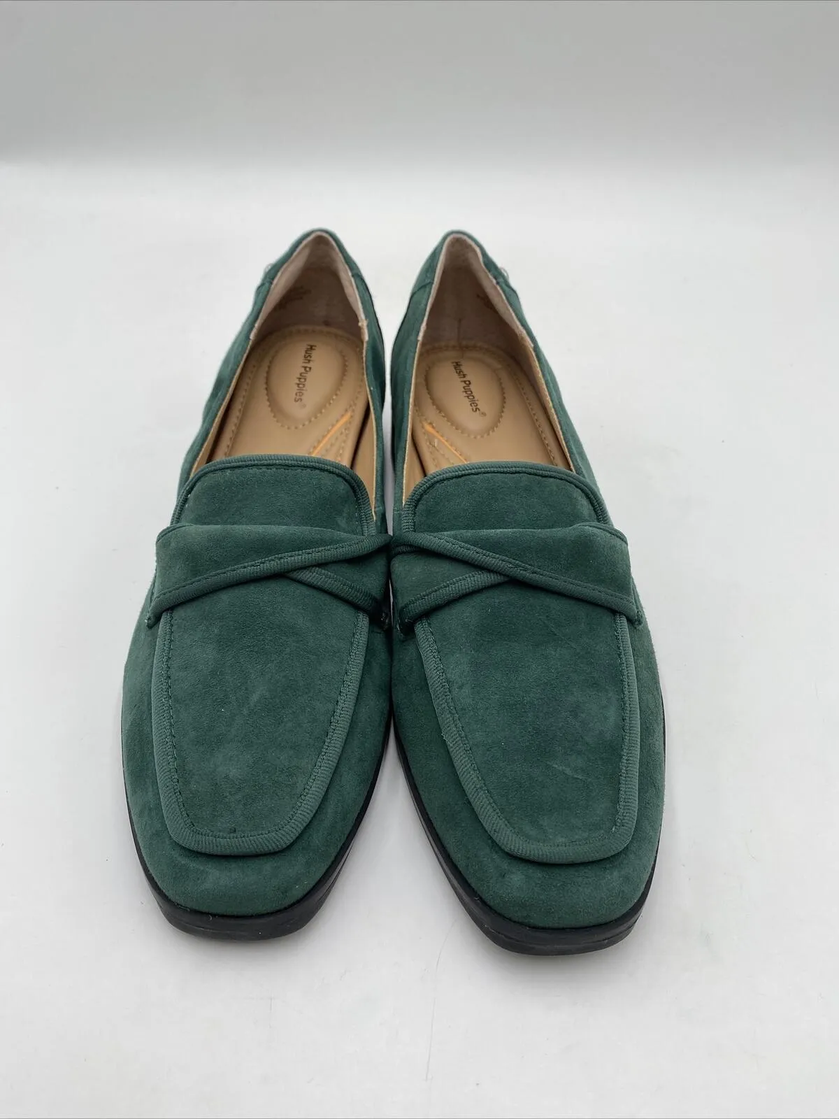 NWB Women’s Hush Puppies Slade Loafers Green Size 7M