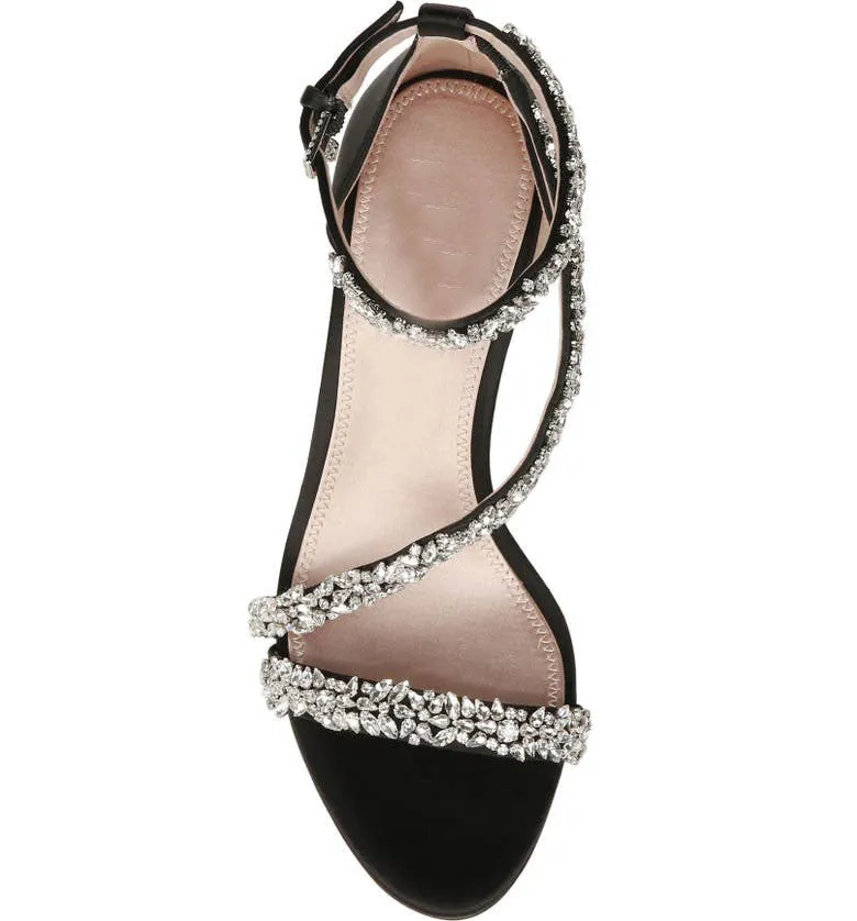 Obeeze Handmade Black Leather Strappy Sandal