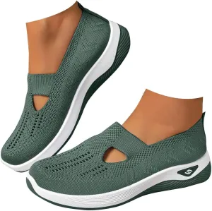 Orthopedic Shoes for Women Walking Shoes 2024 New Breathable Soft Orthopedic Slip-On Indoor Outdoor Casual Shoes