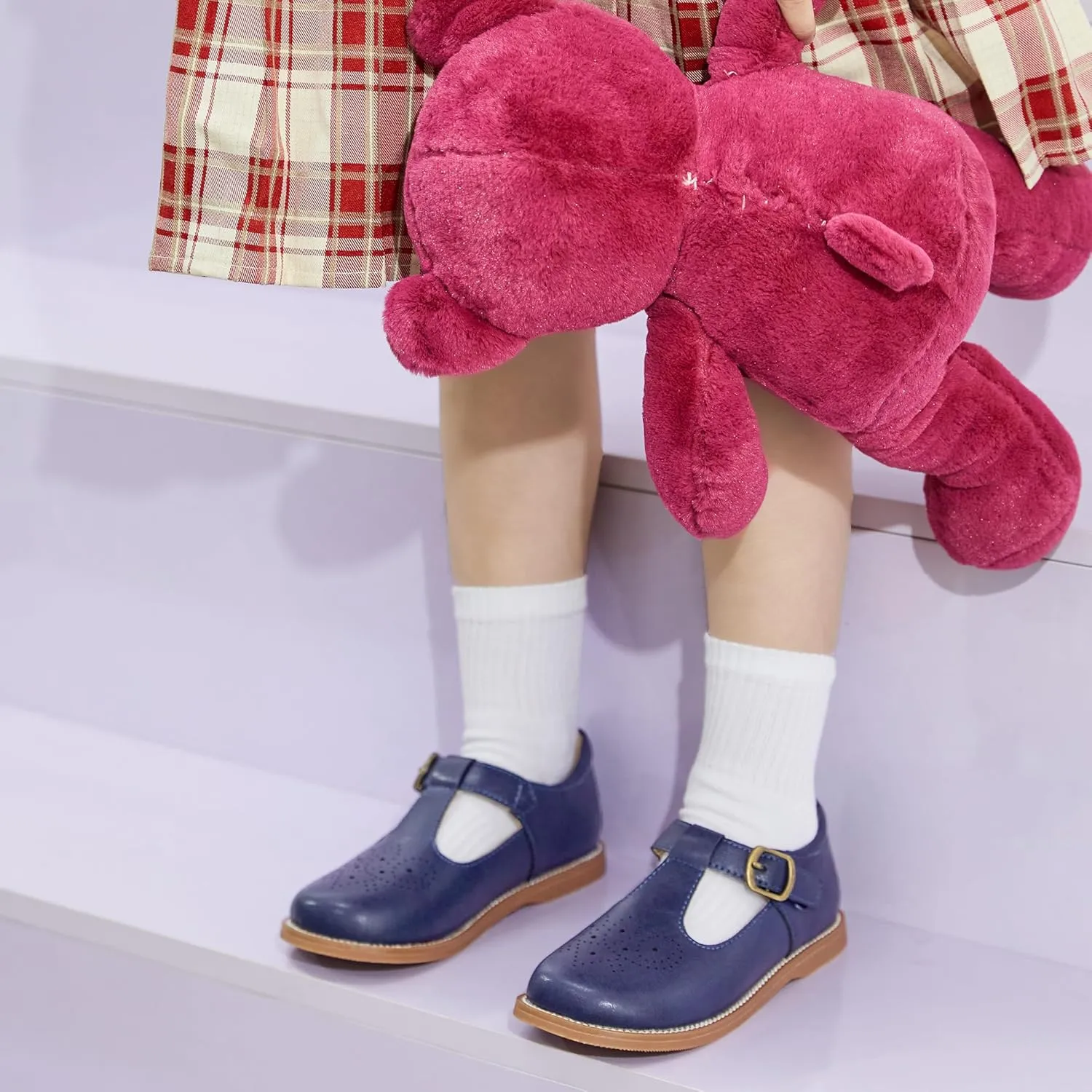 Otter MOMO Toddler/Little Girls Mary Jane Slip-on School Uniform Party Dress Shoes