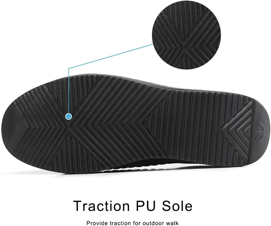 Oude Platform Loafers for Women Comfortable | Womens Slip On Sneakers Lightweight | Women's Walking Shoes Work Long Hours | Thick Rocking Bottom