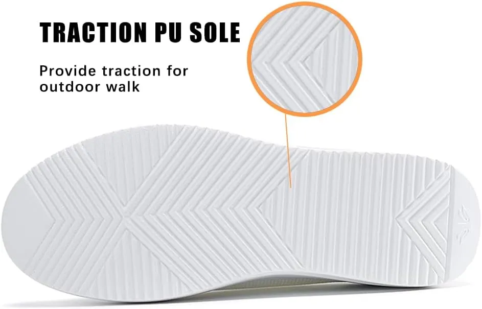 Oude Platform Loafers for Women Comfortable | Womens Slip On Sneakers Lightweight | Women's Walking Shoes Work Long Hours | Thick Rocking Bottom
