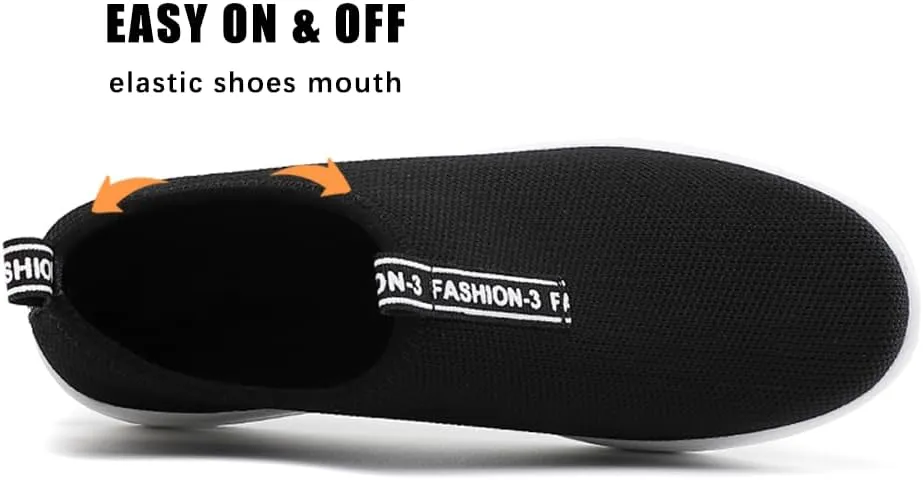 Oude Platform Loafers for Women Comfortable | Womens Slip On Sneakers Lightweight | Women's Walking Shoes Work Long Hours | Thick Rocking Bottom