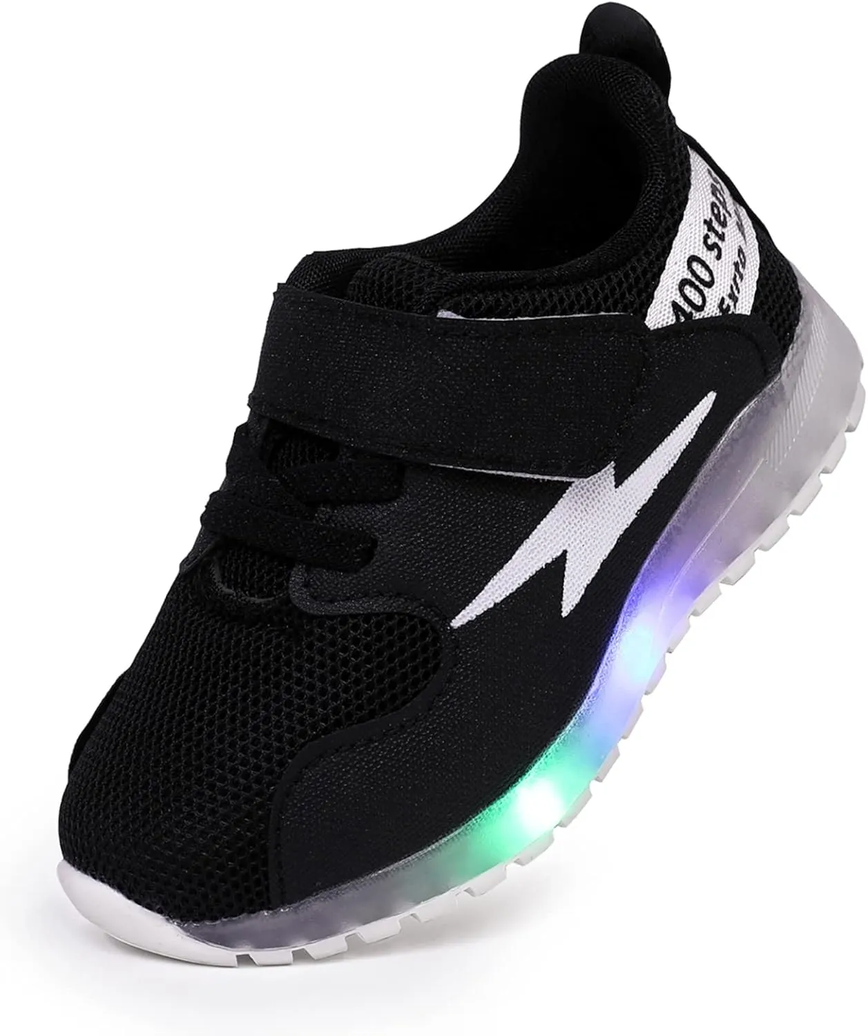 PATPAT Toddler Shoes with LED Light Up - Shiny Toddler Sneakers for Girls & Boys - Perfect for Christmas & Birthday