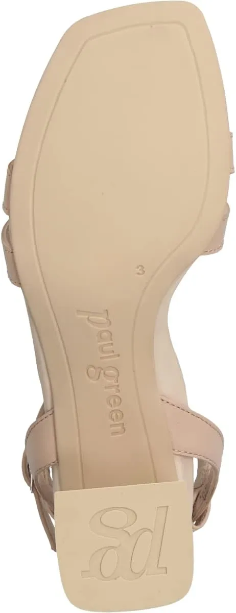 Paul Green Sandal 7937-001, smooth leather, beige, ladies