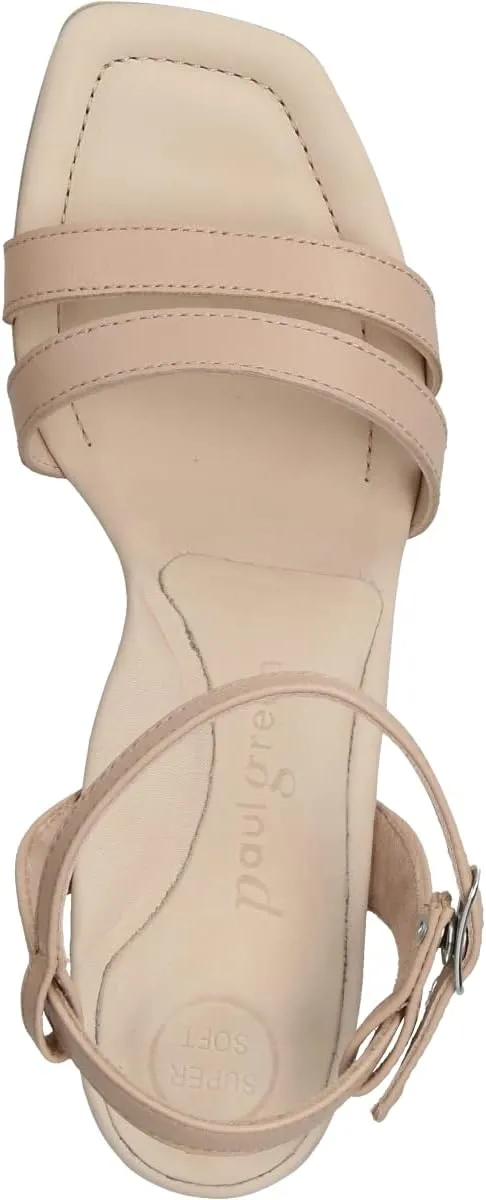 Paul Green Sandal 7937-001, smooth leather, beige, ladies