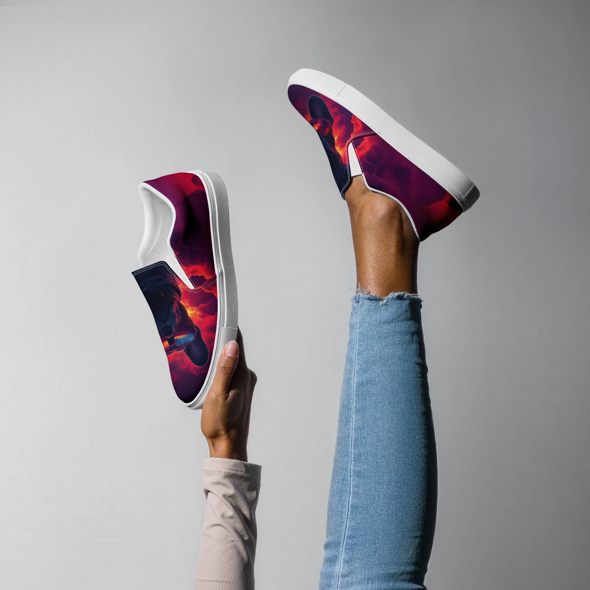 Paw-some Shades Women’s slip-on canvas shoes