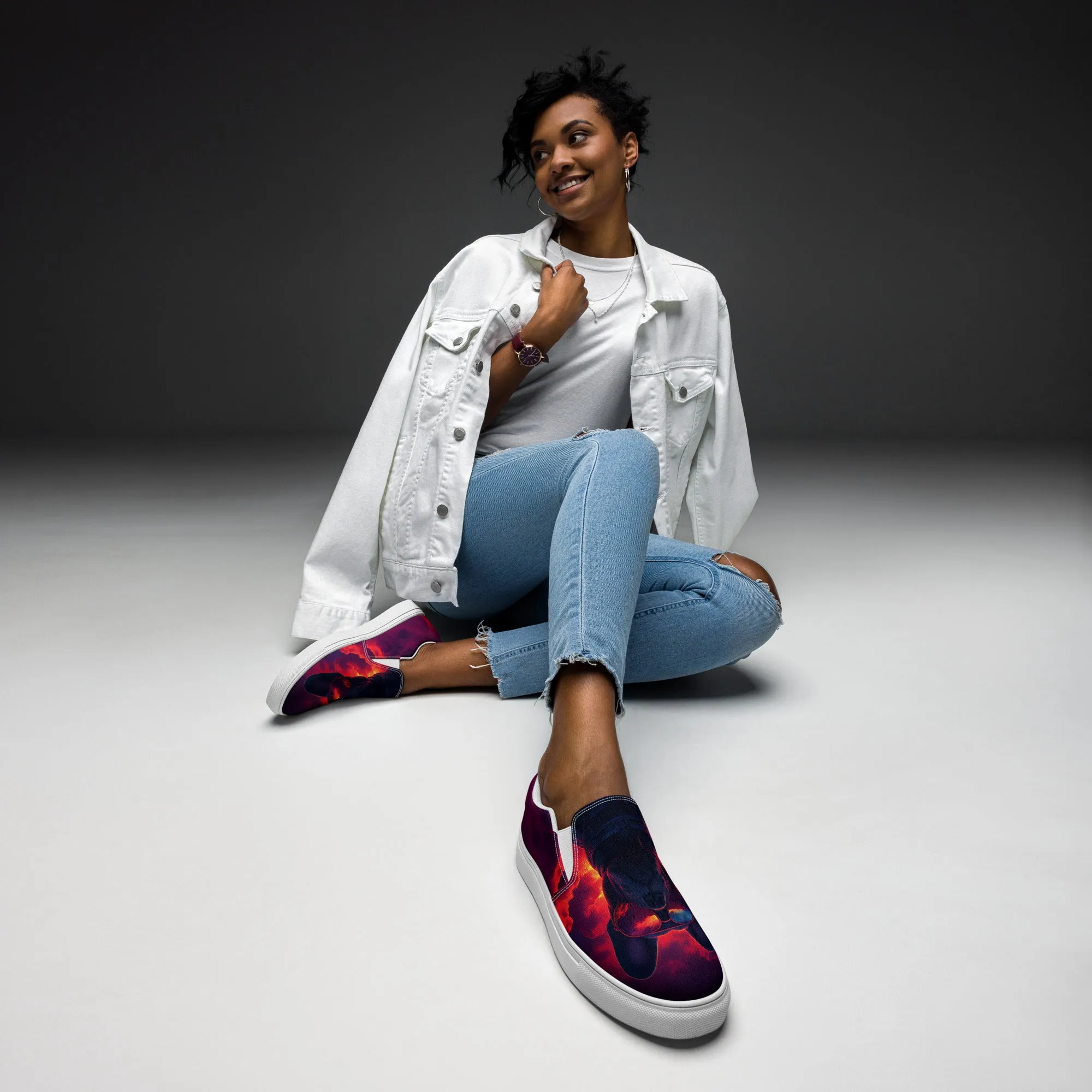 Paw-some Shades Women’s slip-on canvas shoes