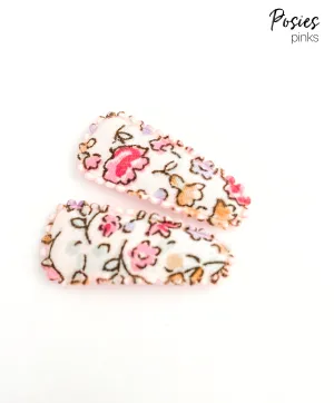 Posies baby nonslip clip duo - Pinks