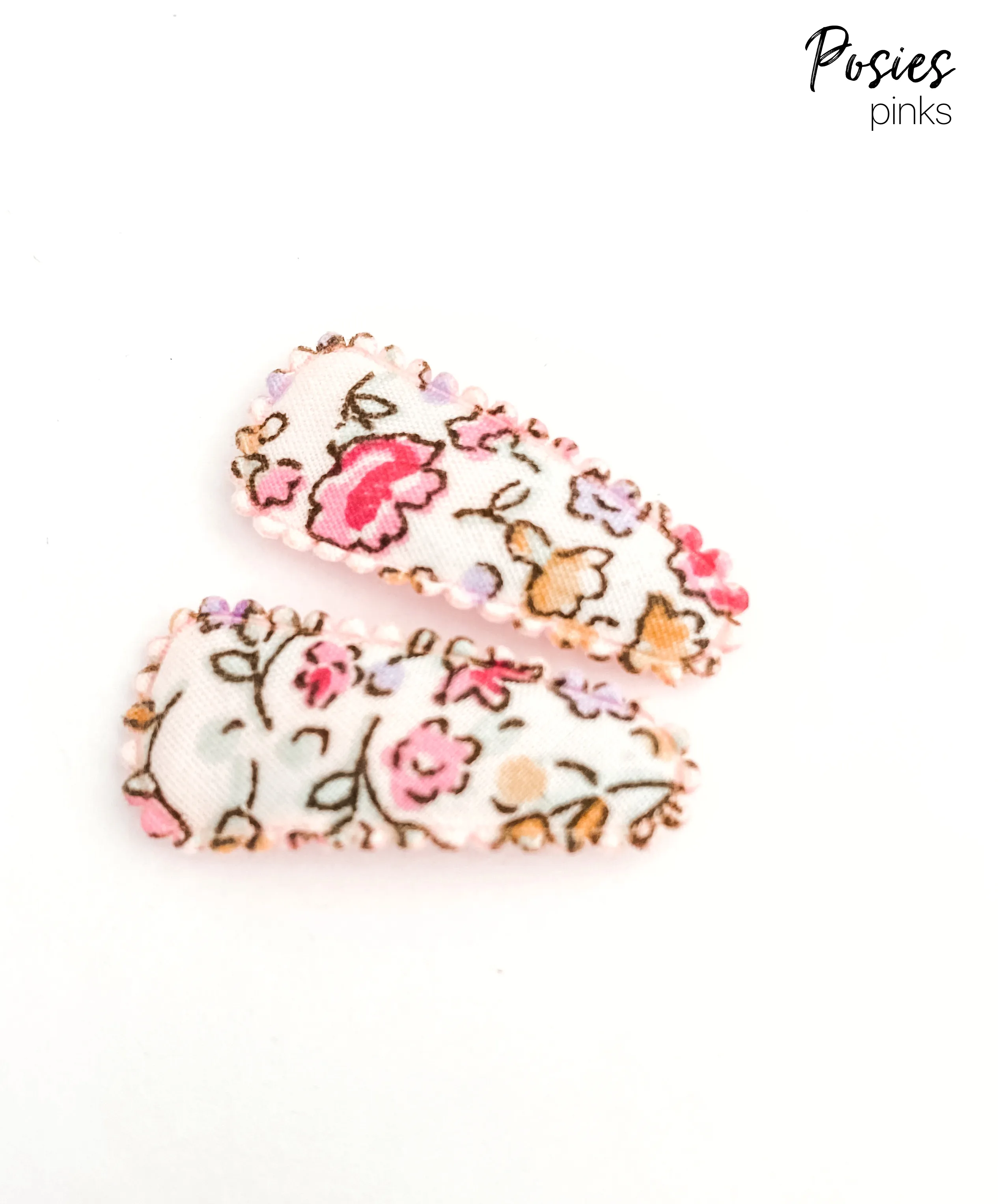 Posies baby nonslip clip duo - Pinks