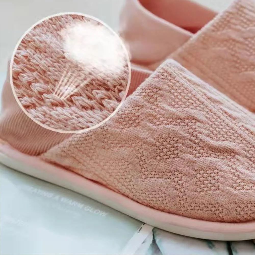 Premium Comfort All Seasons Breathable Cloed Back Silent Cushion Sole Women's House Slippers Indoor Soft Home Slip On Shoes