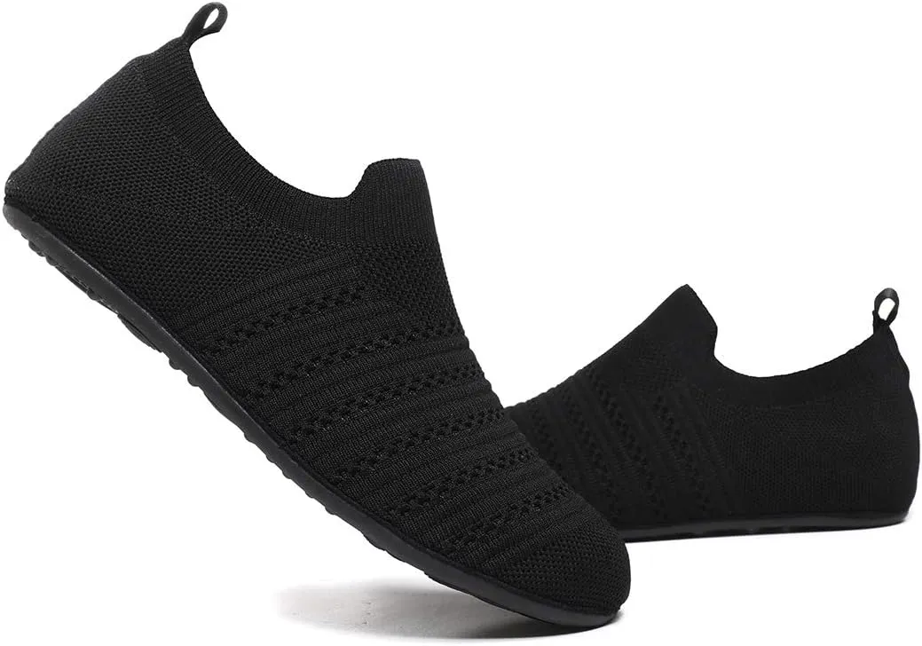 QZKDM Lightweight Slip on Grip Indoor House Slippers Barefoot Non Slip Home Exercise Yoga Shoes for Men Women