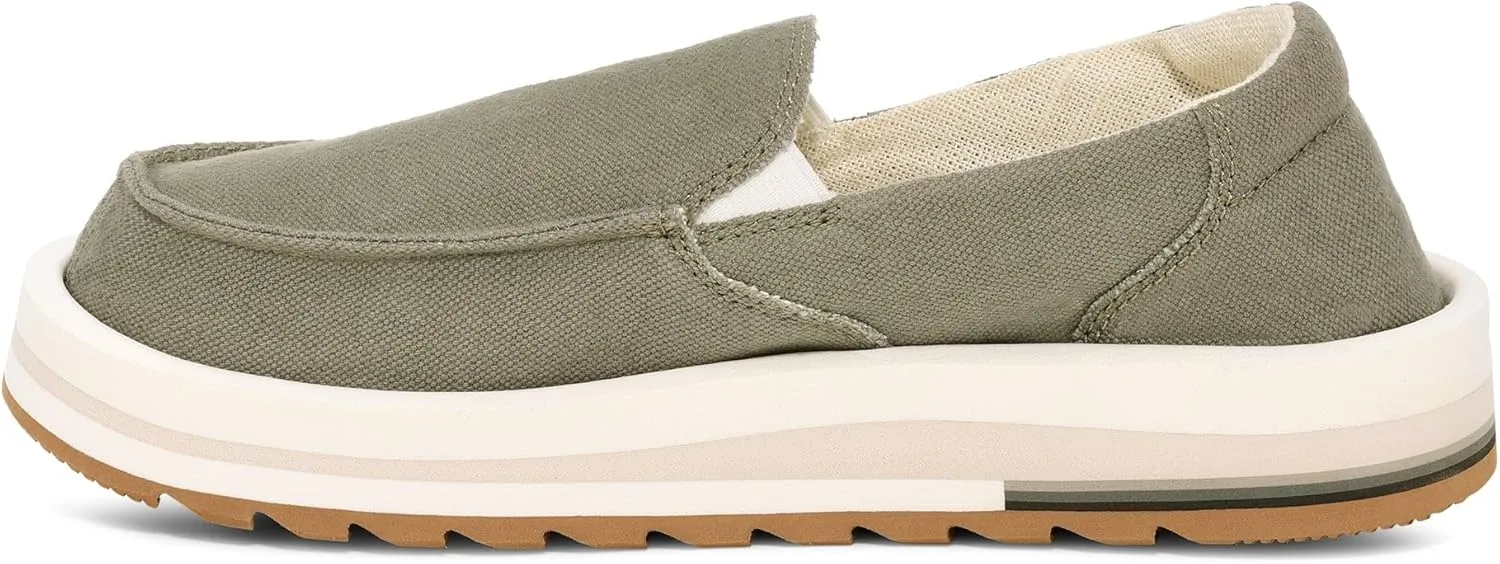 Sanuk Womens Donna Mesa Loafers | Womens Shoes | Slip On Shoes for Women | Women's Slip-on Loafers | Memory Foam Footbed