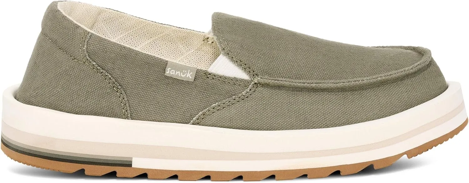 Sanuk Womens Donna Mesa Loafers | Womens Shoes | Slip On Shoes for Women | Women's Slip-on Loafers | Memory Foam Footbed