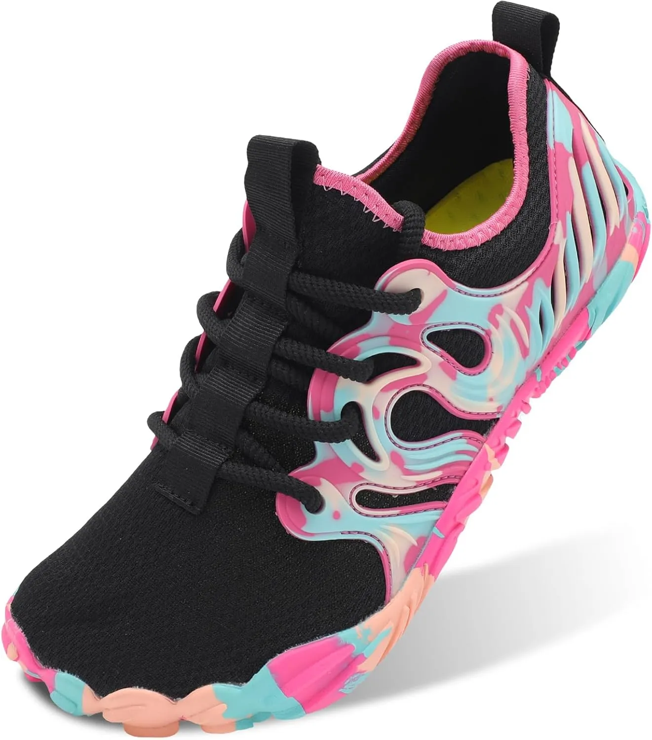 Scurtain Unisex Mens Womens Athletic Hiking Water Shoes Barefoot Aqua Shoes for Beach Swimming Hiking Boating Sailing