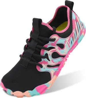Scurtain Unisex Mens Womens Athletic Hiking Water Shoes Barefoot Aqua Shoes for Beach Swimming Hiking Boating Sailing