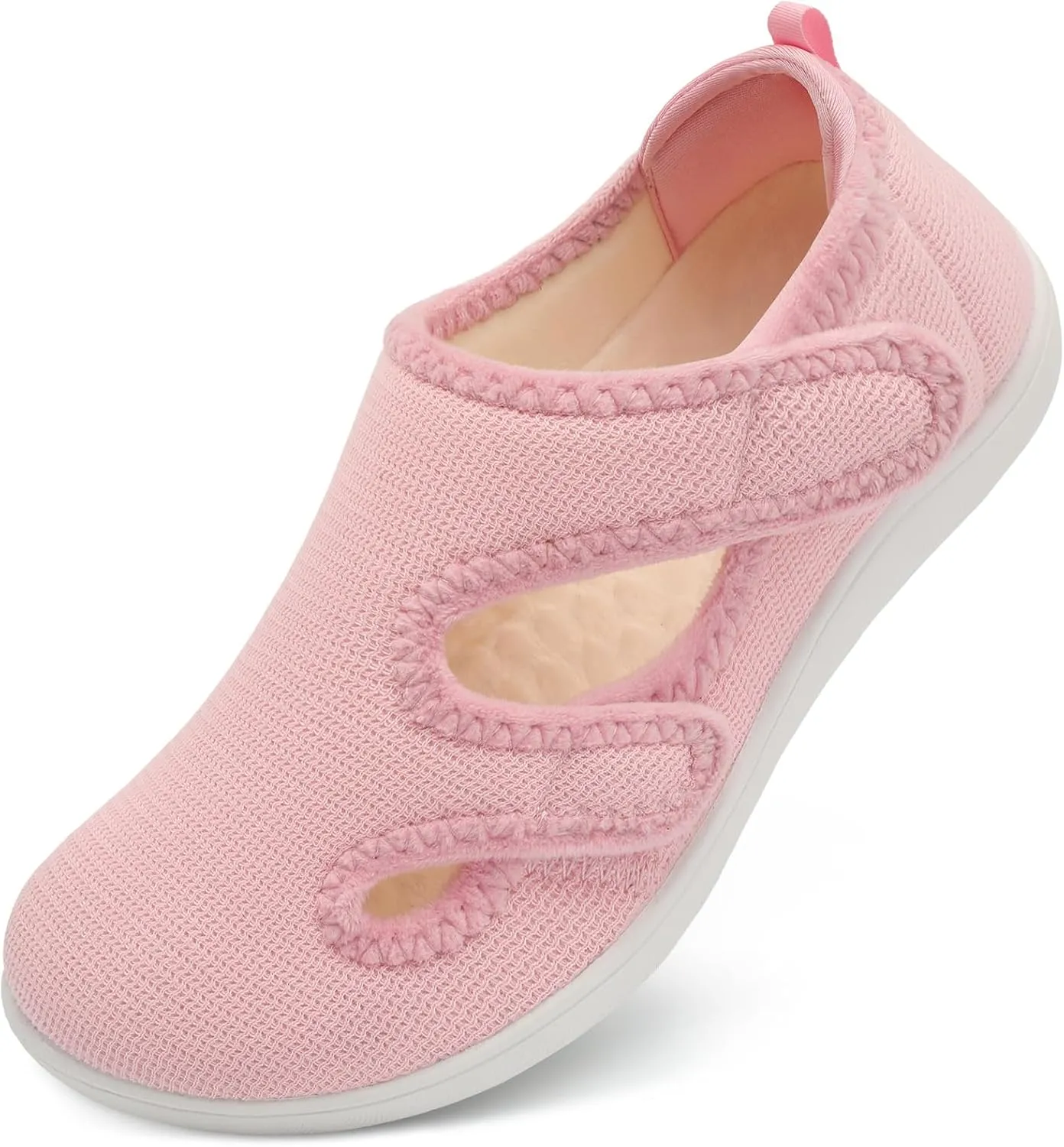 Scurtain Womens Slippers Wide Diabetic Shoes Comfy Neuropathy Bunion Recovery Shoes Casual Walking Shoes Indoor Outdoor Slippers