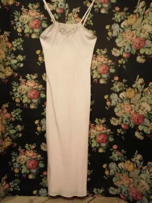 Sexy 40's/50's Blush Pink Bias Cut Silk Slip
