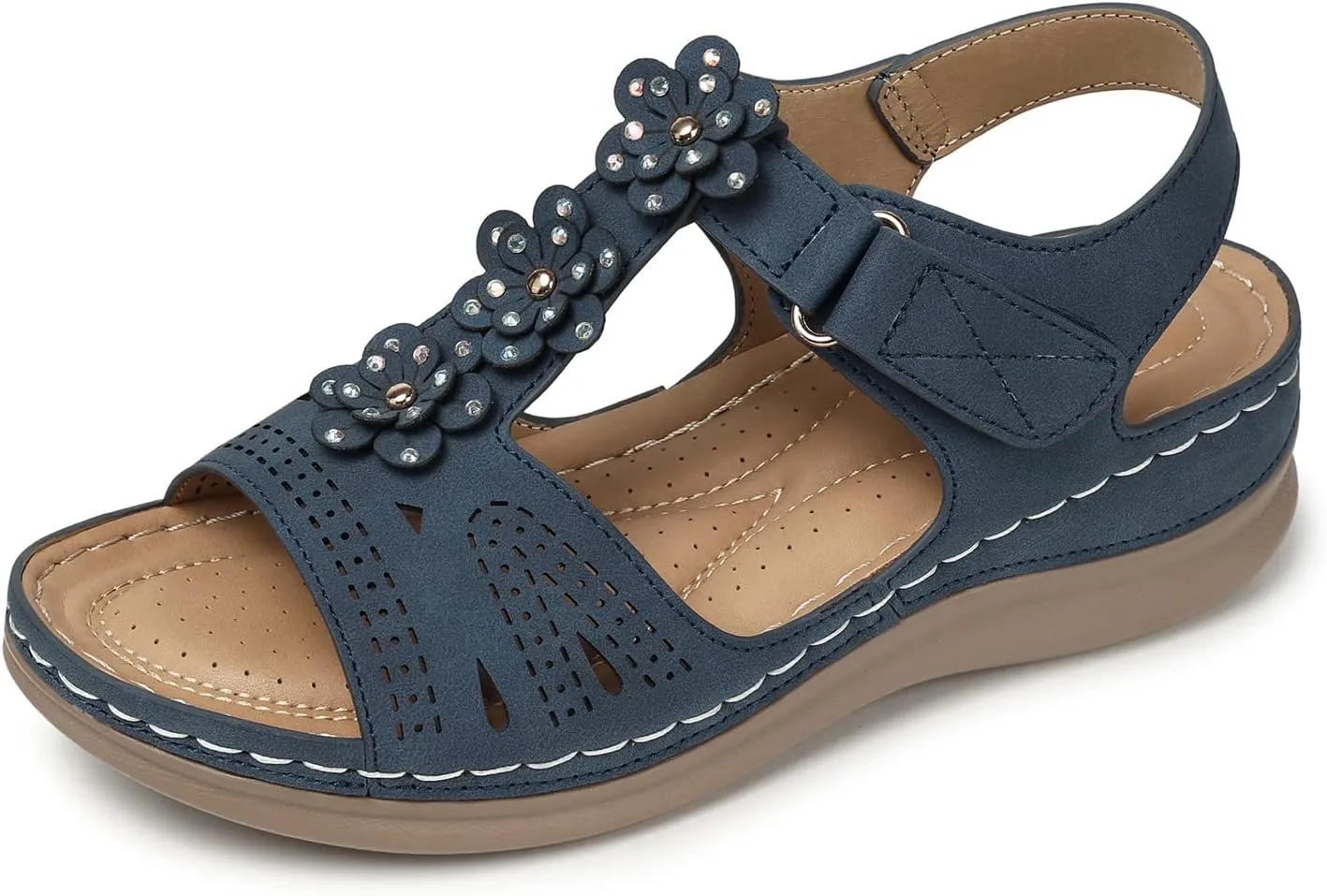 SHIBEVER Wedge Sandals for Women Dressy: Comfortable Summer Platform Casual Dress Women Sandal