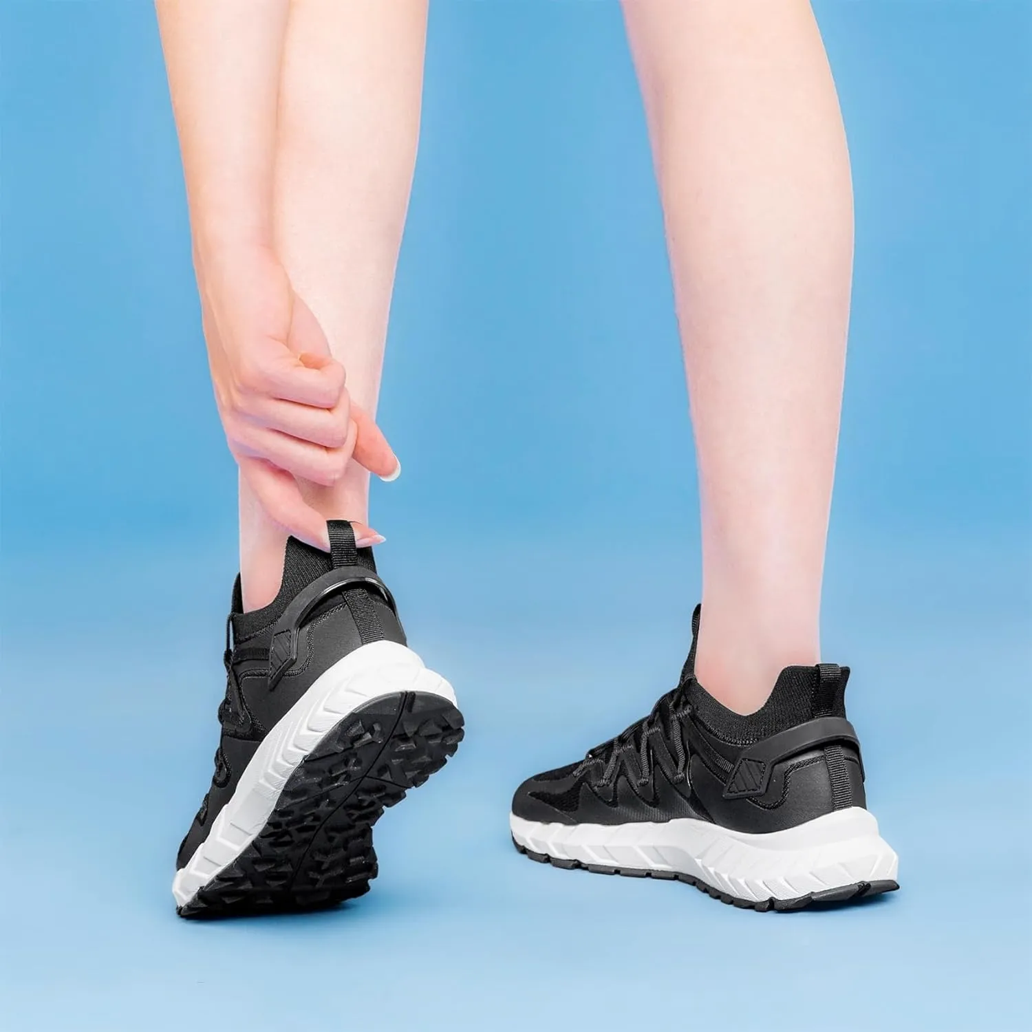 SILLENORTH Women's Road Running Shoes Lace Up Comfy Athletic Fashion Sneakers Non-Slip Walking Jogging Shoes