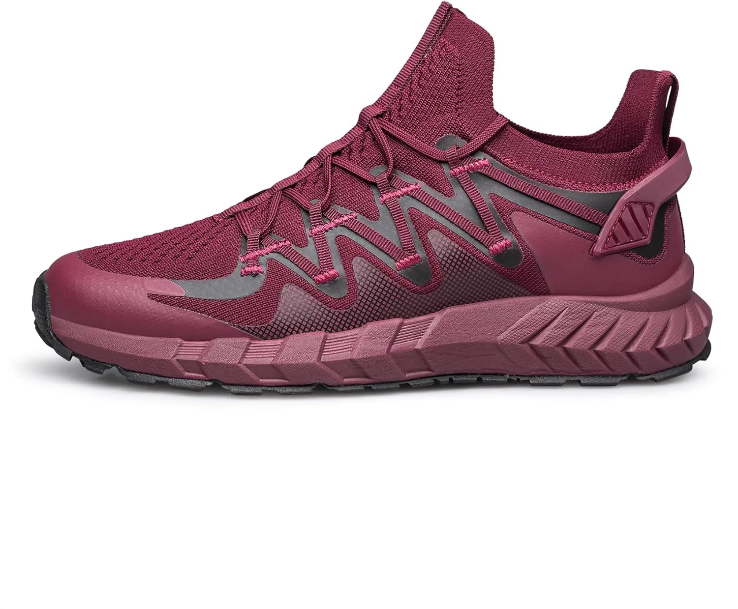 SILLENORTH Women's Road Running Shoes Lace Up Comfy Athletic Fashion Sneakers Non-Slip Walking Jogging Shoes