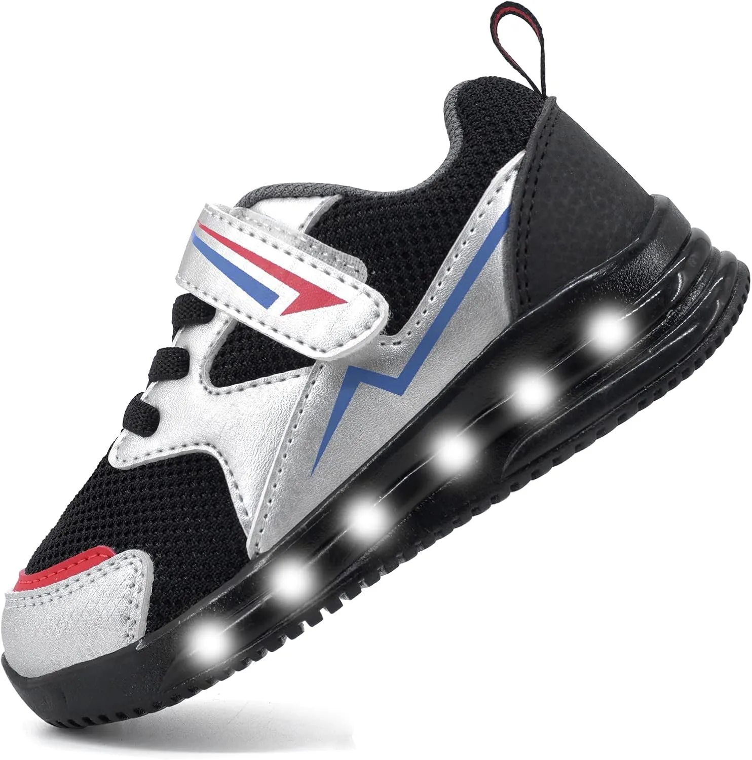 SKYWHEEL Boys Girls Sneakers Light up for Toddler Size 5 to Little Kids Size 2