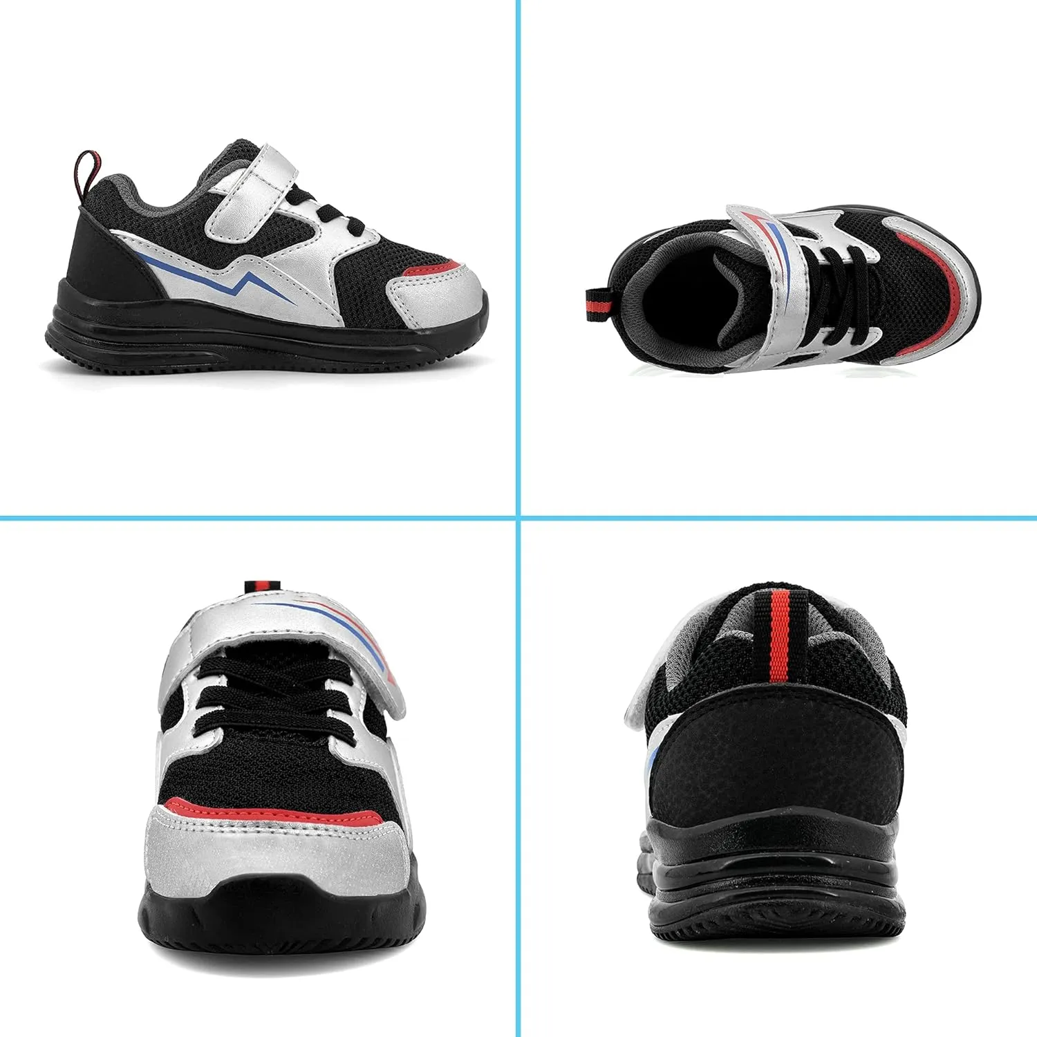 SKYWHEEL Boys Girls Sneakers Light up for Toddler Size 5 to Little Kids Size 2