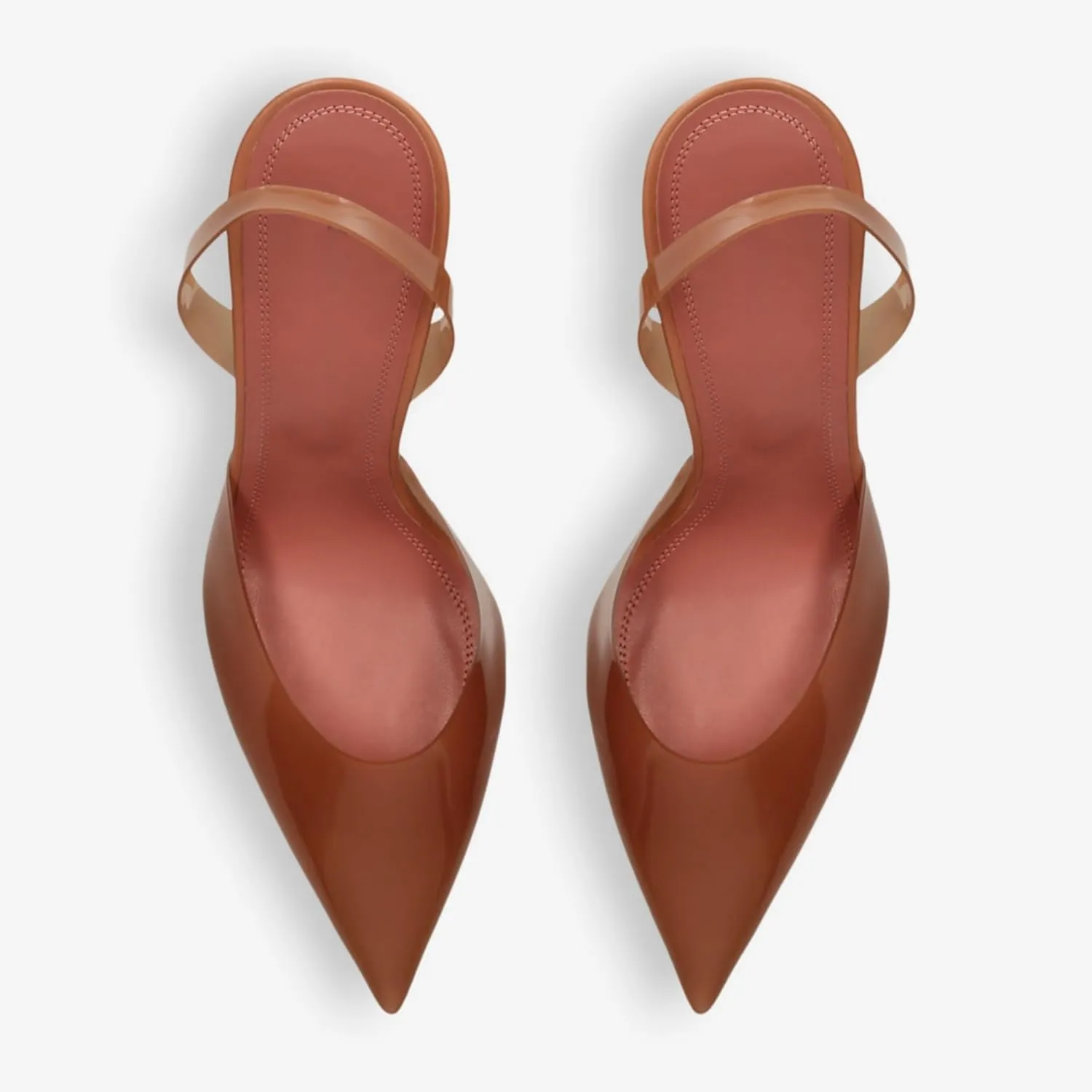 Slingback Mesh Mule Heels for Women with 3.75 Inches Heel