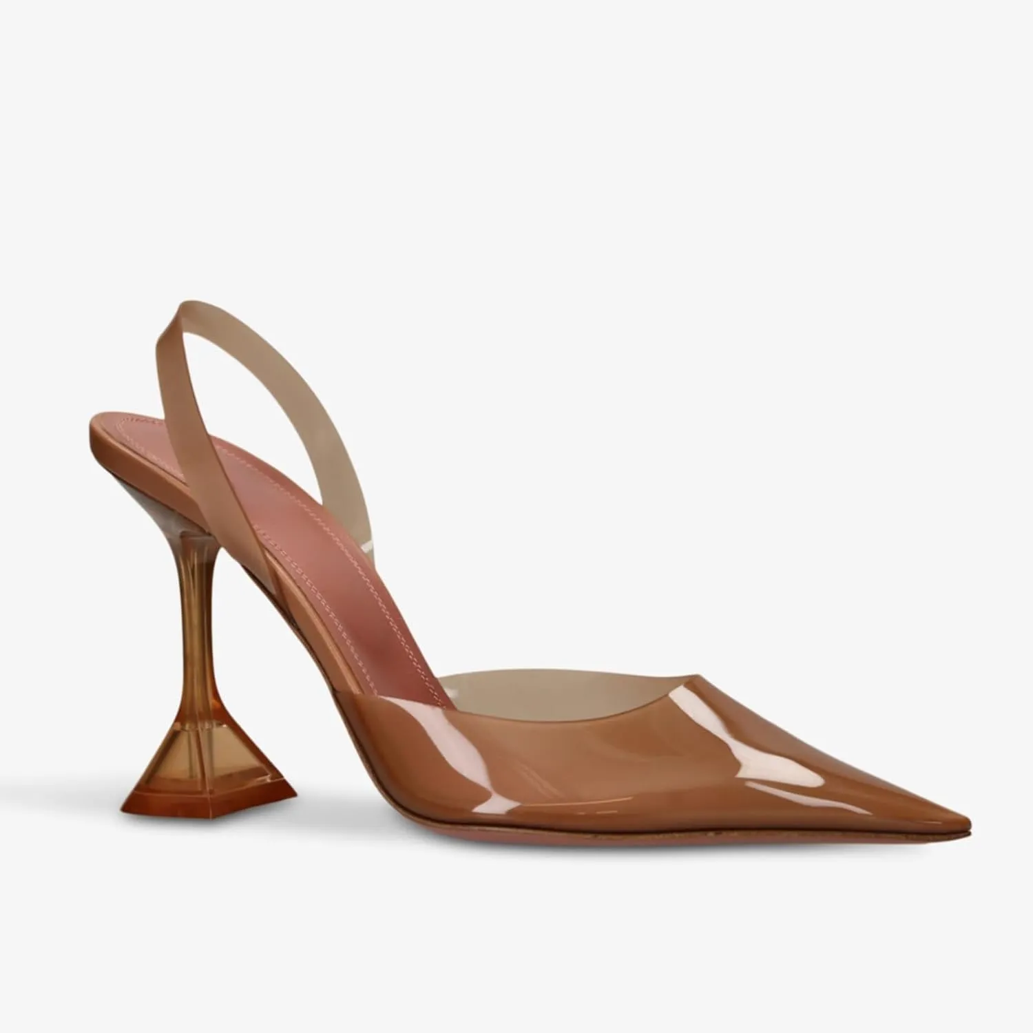 Slingback Mesh Mule Heels for Women with 3.75 Inches Heel