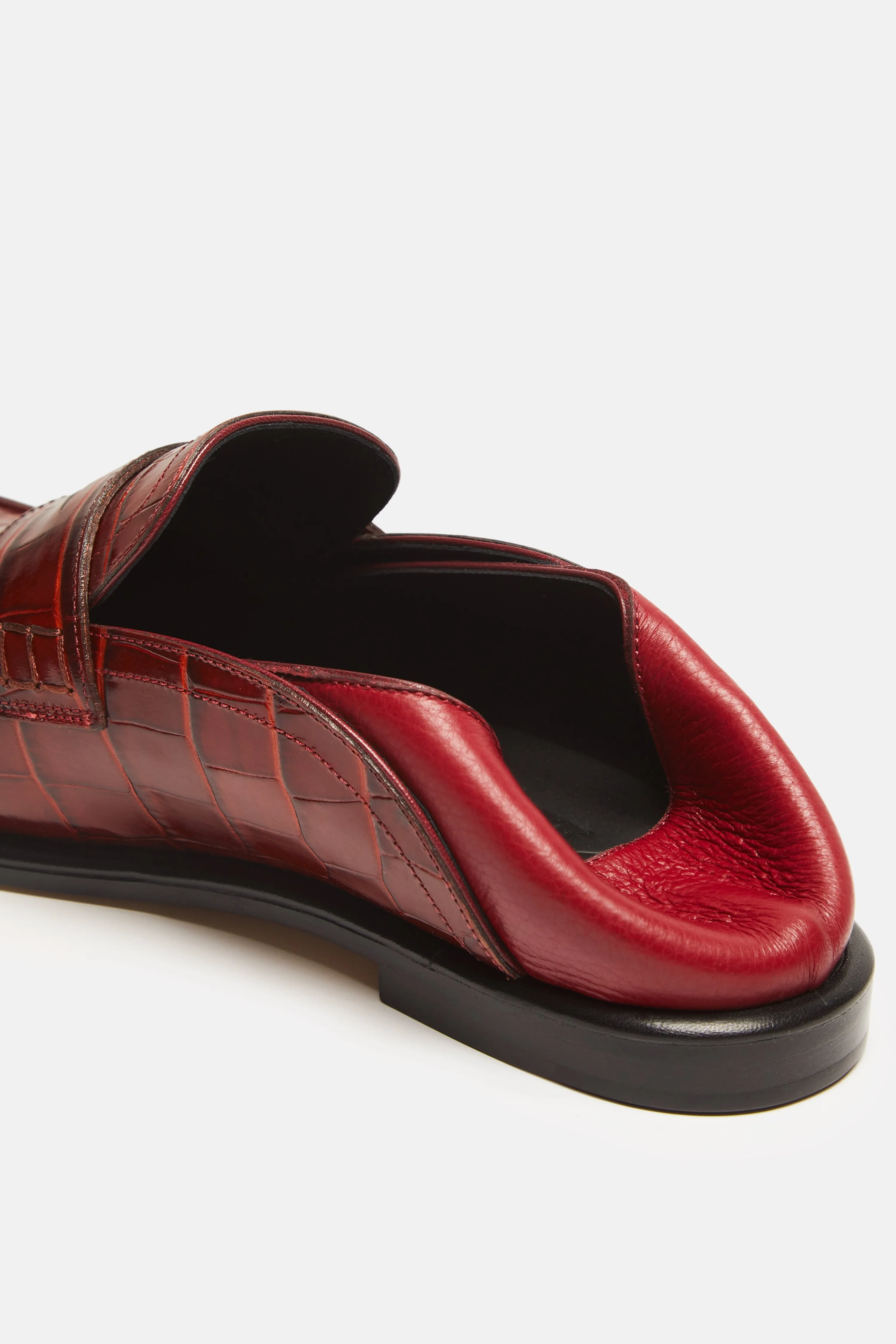 Slip On Loafer - Brick Red