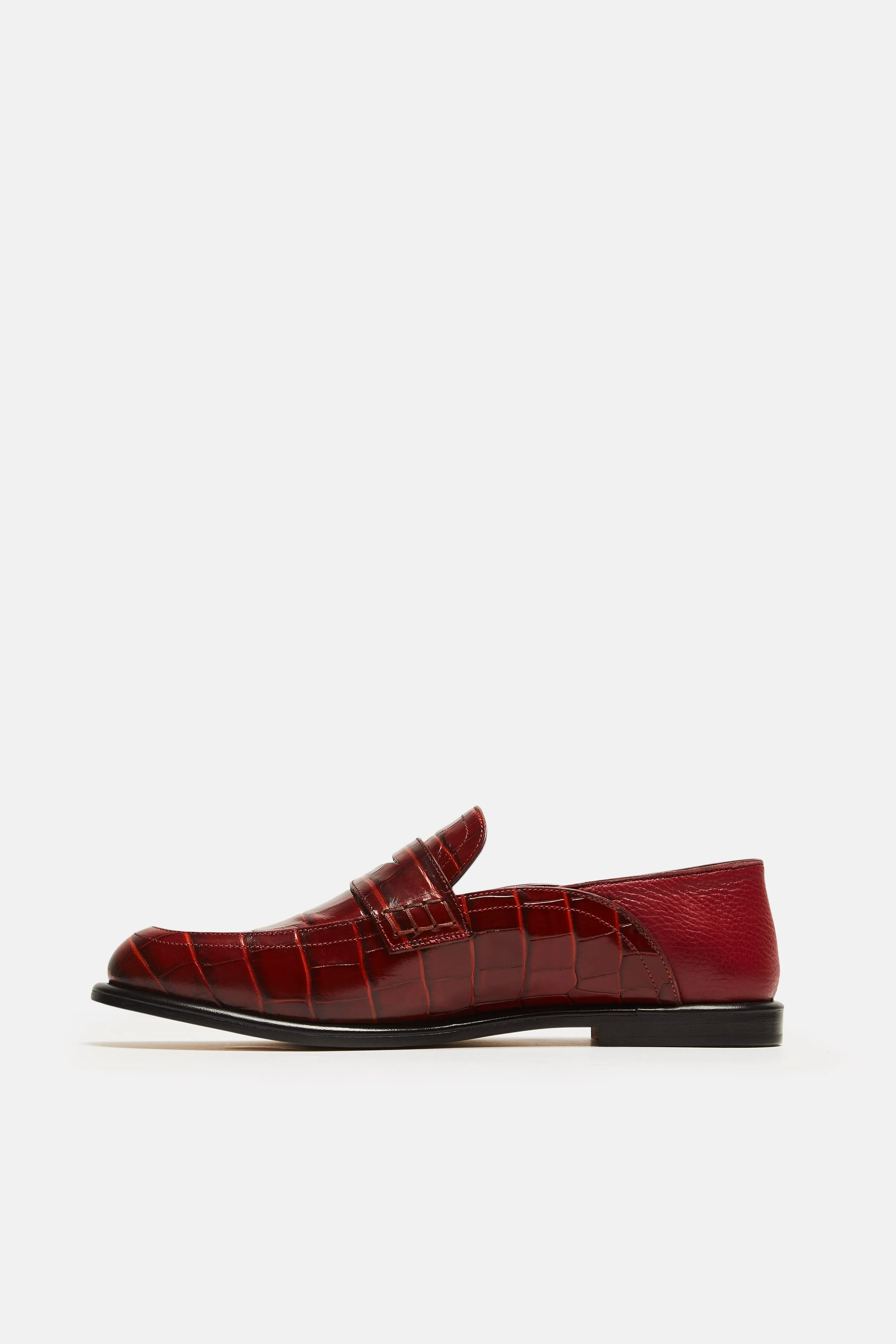 Slip On Loafer - Brick Red
