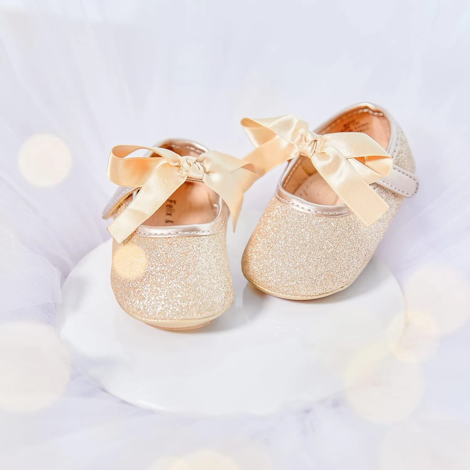 Soft Sole Baby Dress Shoes - Infant Baby Walking Shoes Moccasinss Rubber Sole Crib Shoes.