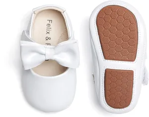 Soft Sole Baby Dress Shoes - Infant Baby Walking Shoes Moccasinss Rubber Sole Crib Shoes.