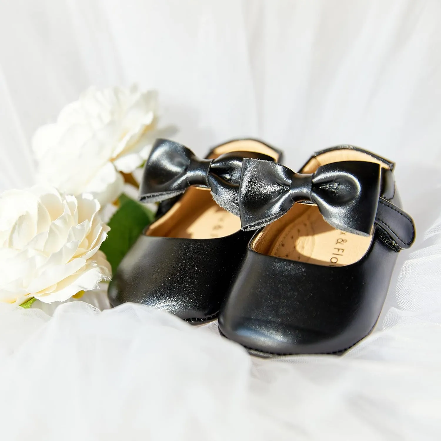 Soft Sole Baby Dress Shoes - Infant Baby Walking Shoes Moccasinss Rubber Sole Crib Shoes.