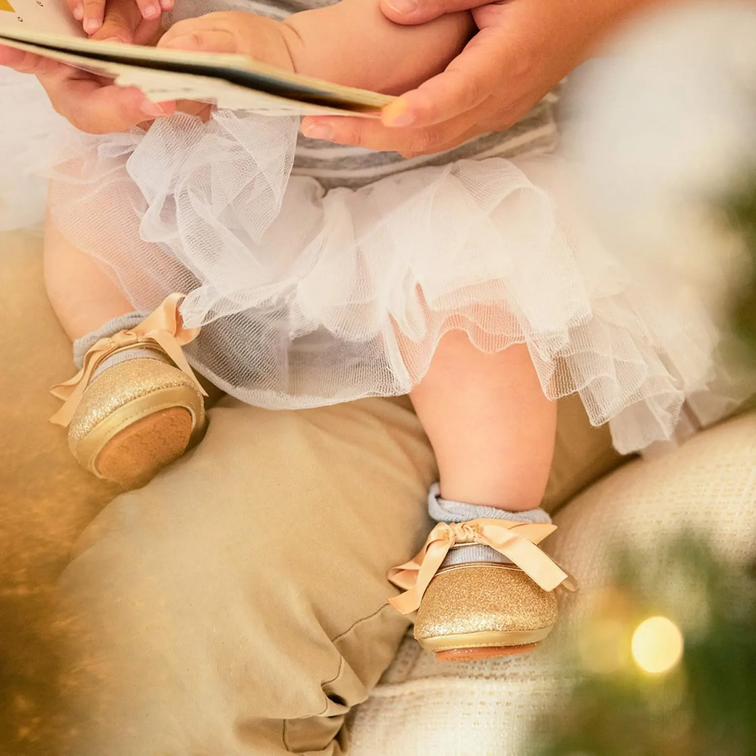 Soft Sole Baby Dress Shoes - Infant Baby Walking Shoes Moccasinss Rubber Sole Crib Shoes.