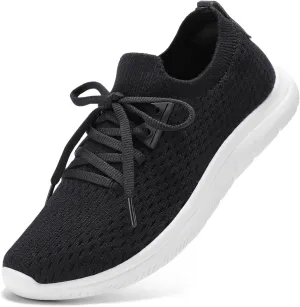 STQ Tennis Shoes Womens Slip on Walking Sneakers for Gym Workout