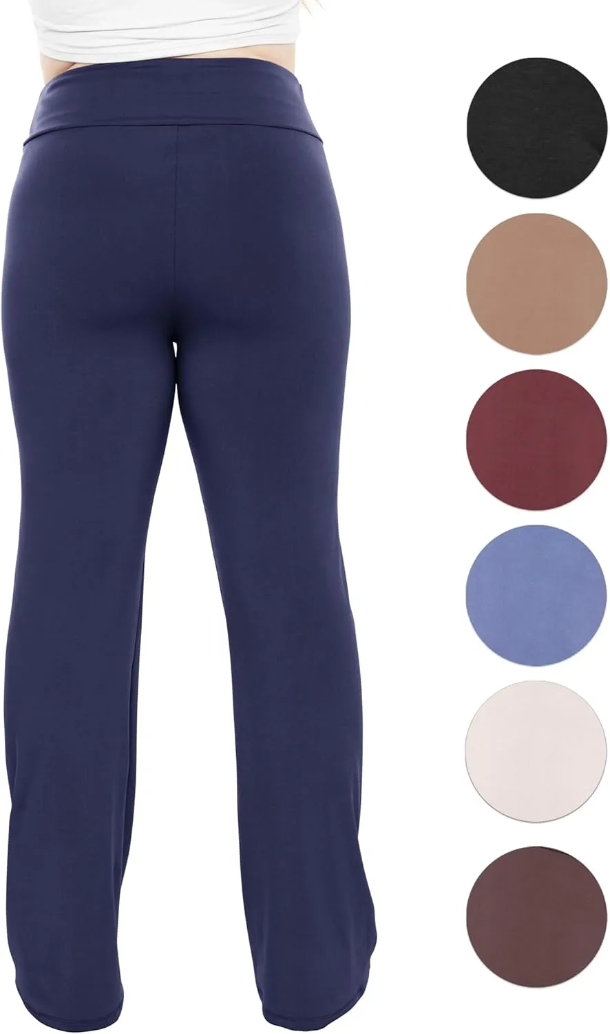STRETCH IS COMFORT Women Plus Size High Waist Ultra Flex Capri and Full-Length Bootcut Yoga Pants | Comfy Leggings | XL-7X