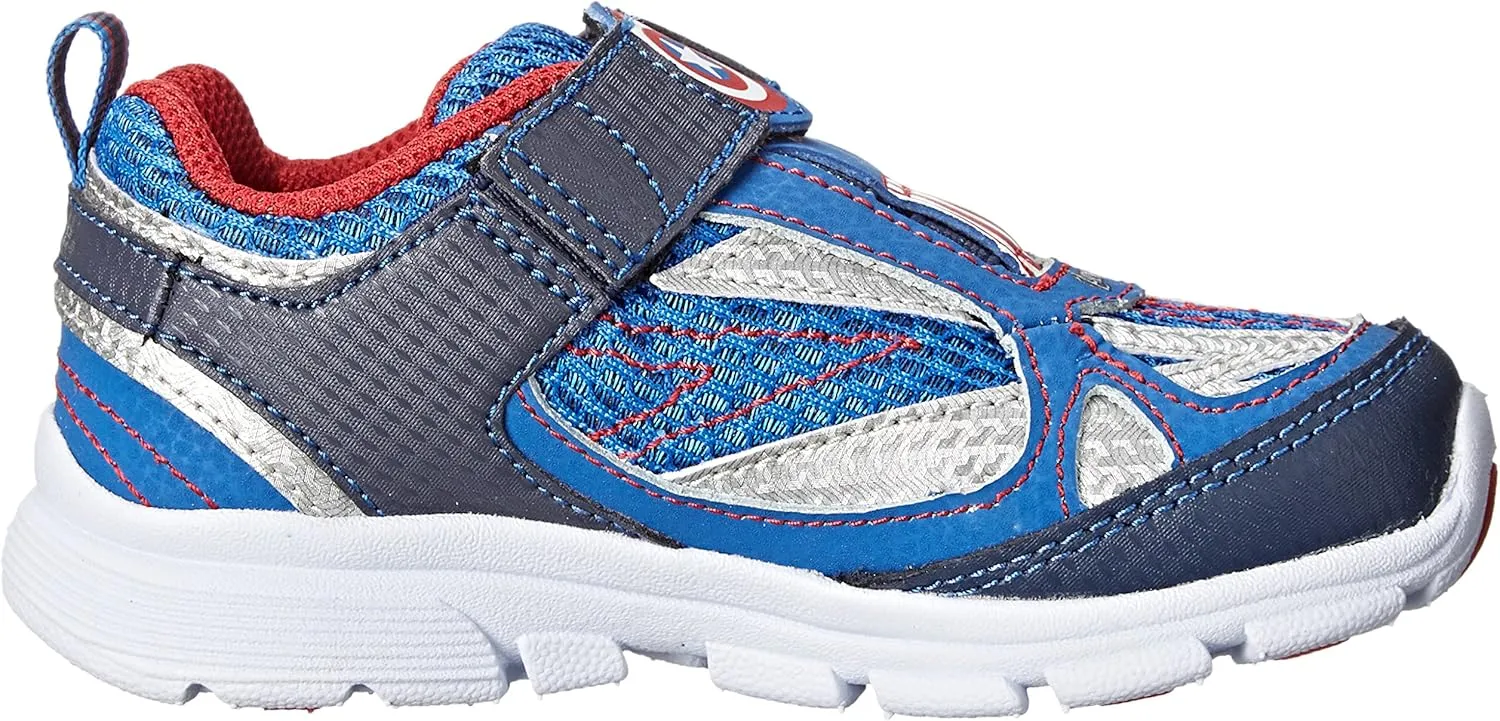 Stride Rite Avengers Captain America Light-up Athletic Shoe (Toddler/Little Kid)