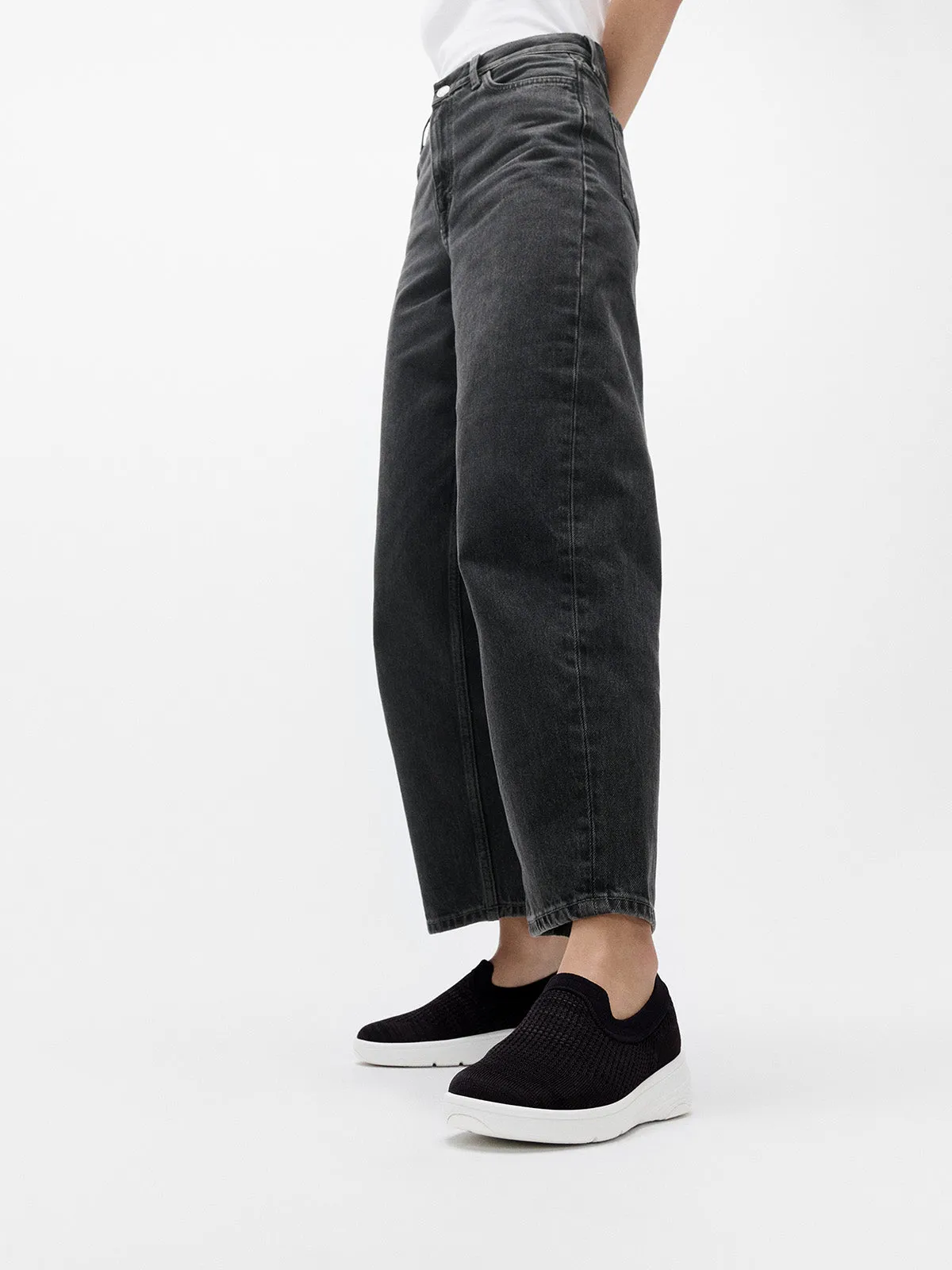 Super-Q Knit Slip-On Sneakers
